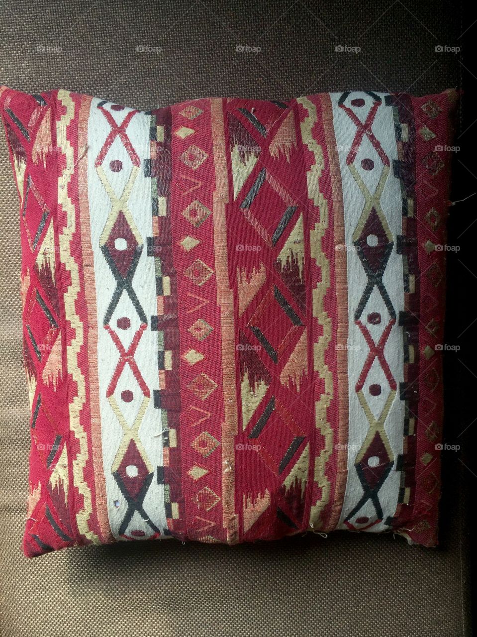 Pillow with Armenian ornament 