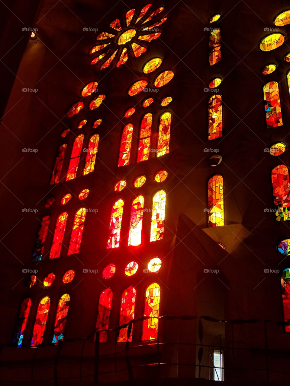 La Sagrada Familia Stained Glass