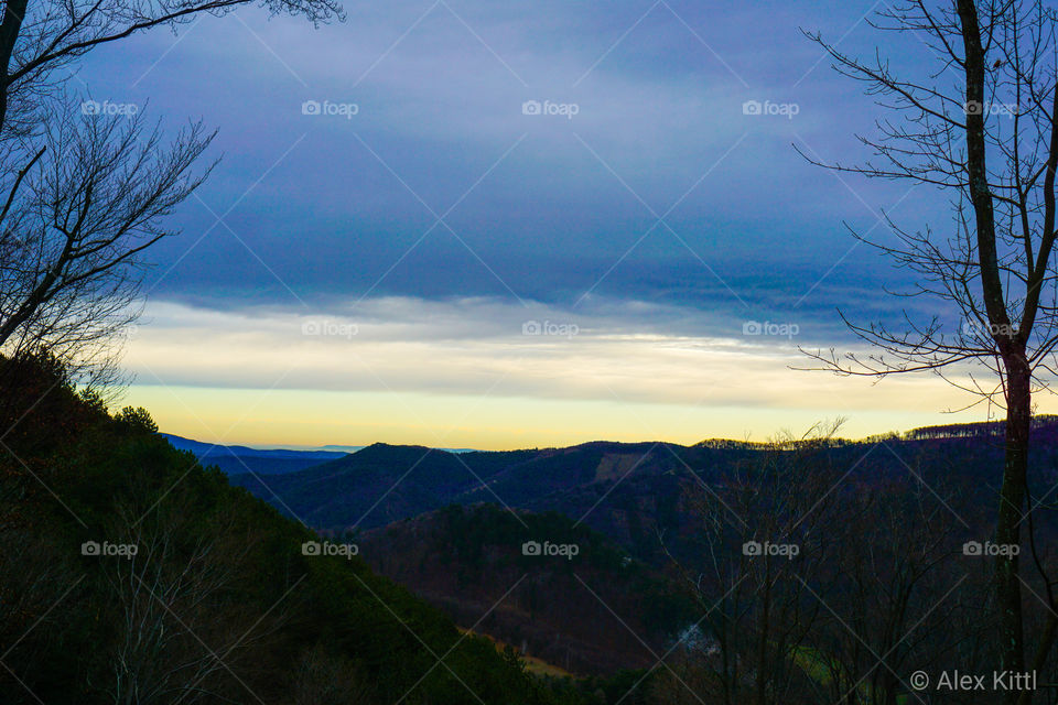 Kontrastreiche Aussicht