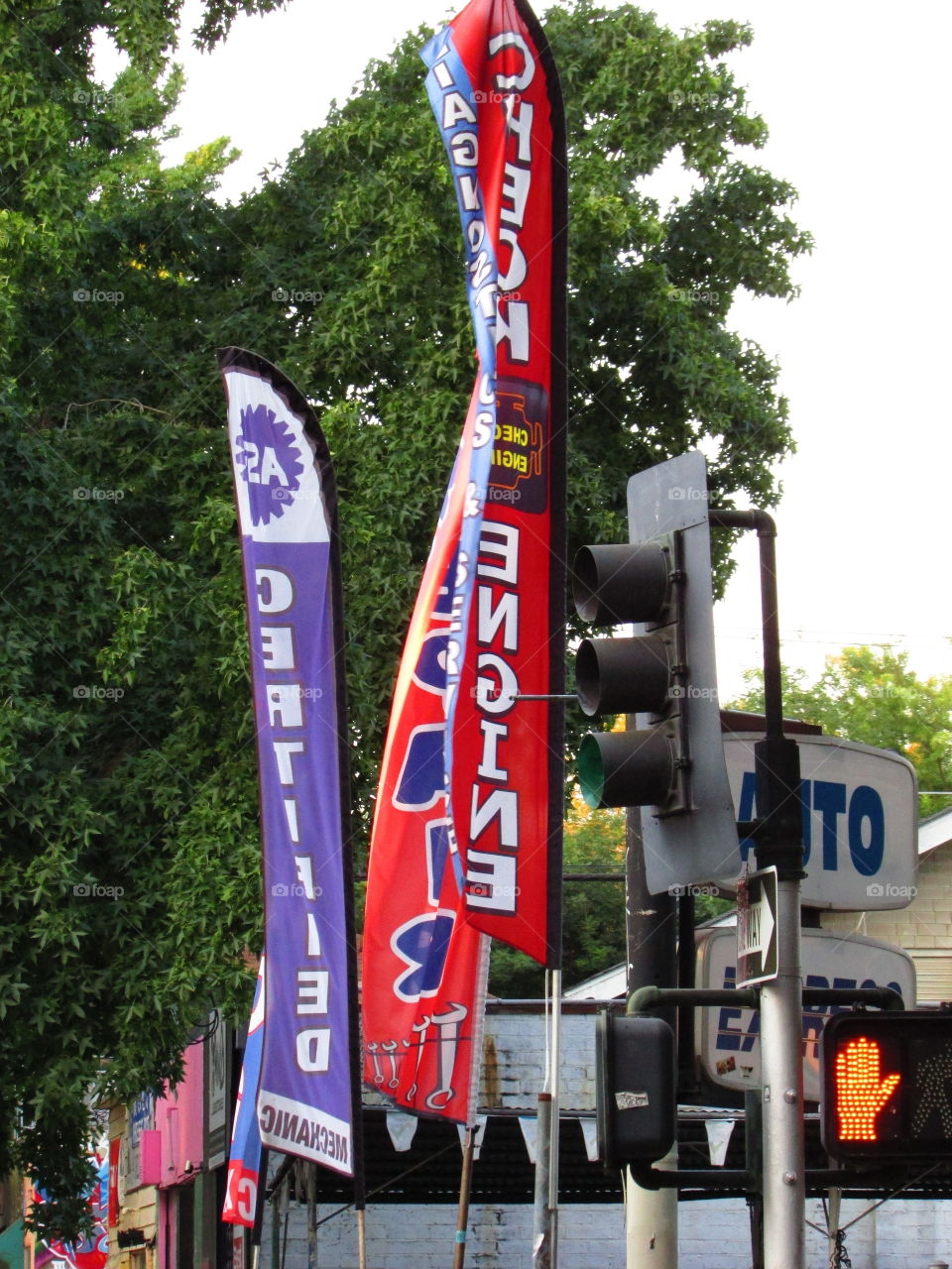 Flags traffic signals