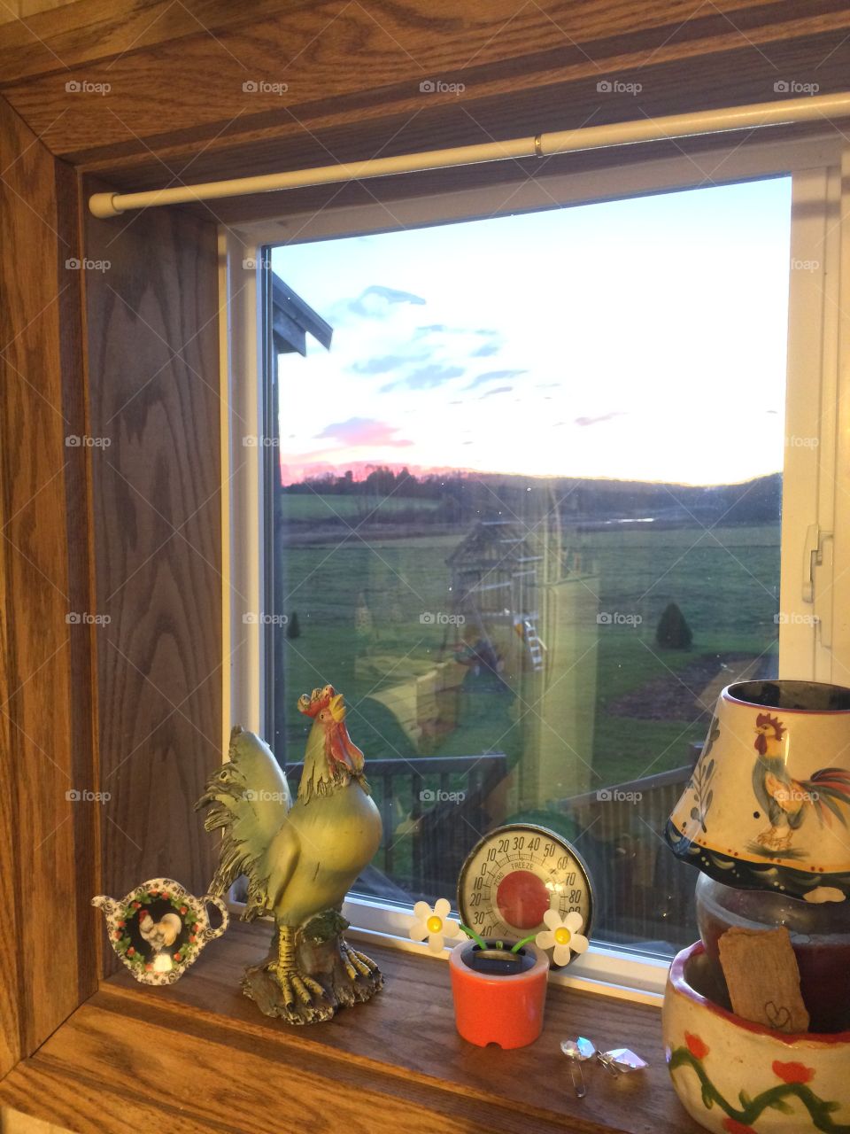 Window sunset