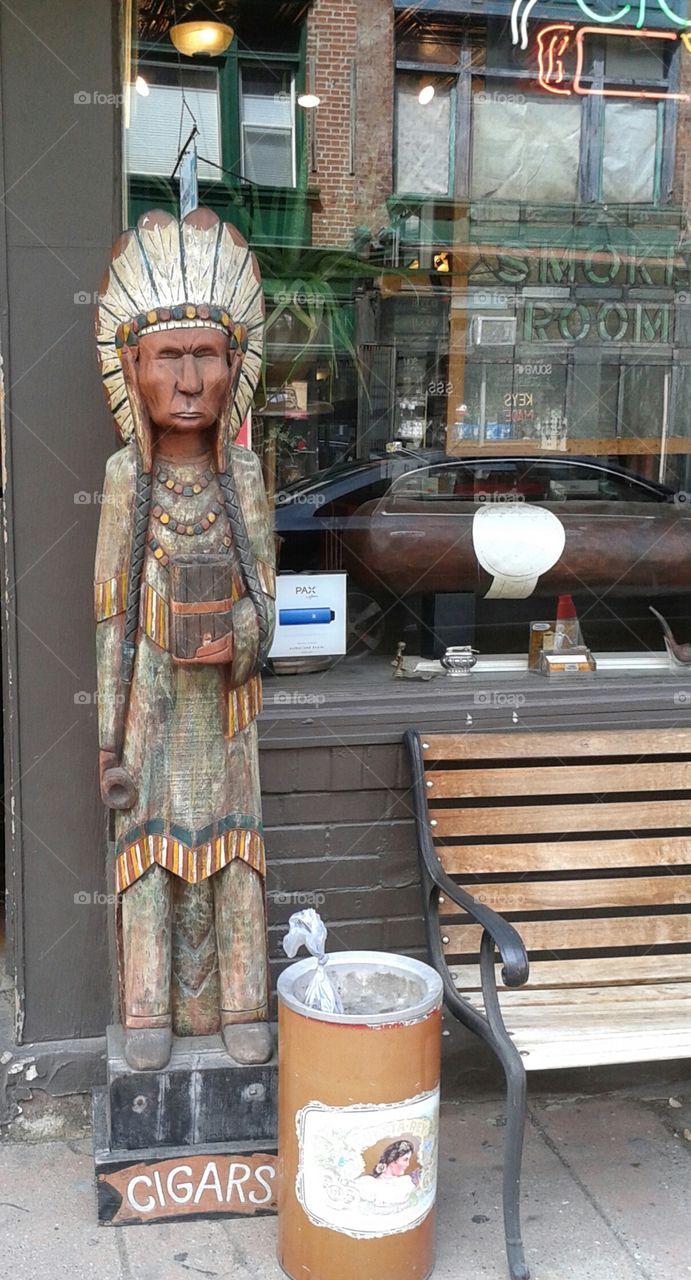 Cigar Chief. cigar store chief