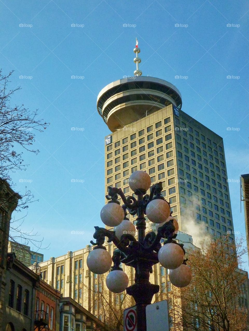 Lamppost in Downtown Vancouver