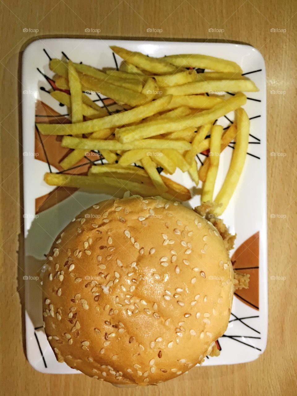 Burger King & French fries 