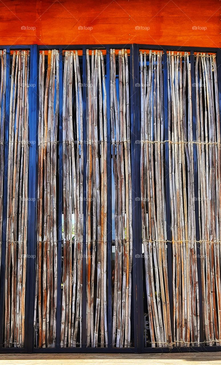 Decoration with wooden sticks, decoration,wood,wooden,sticks,house,Brown,colorful,landscape