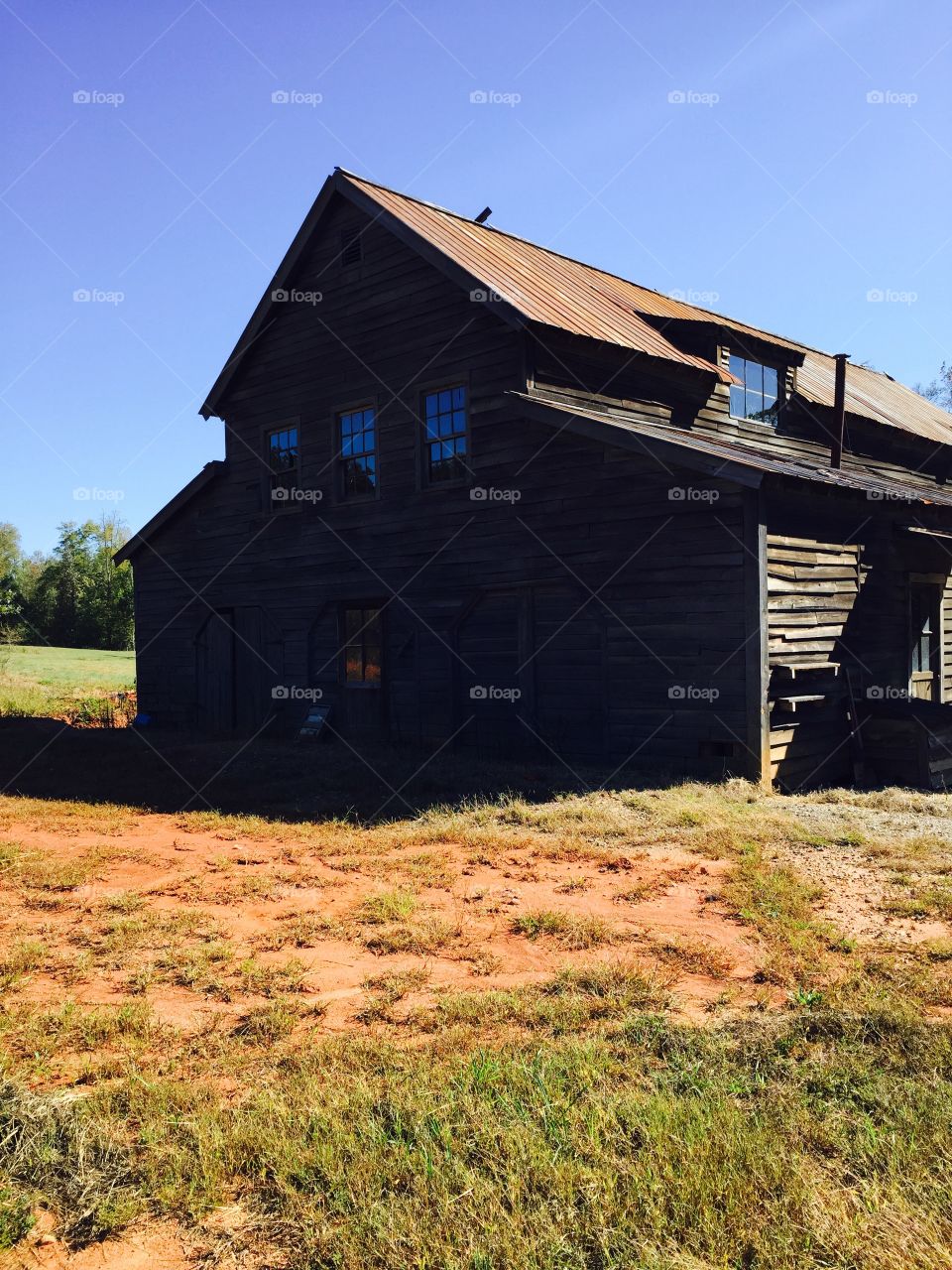 Old rustic building in the country.