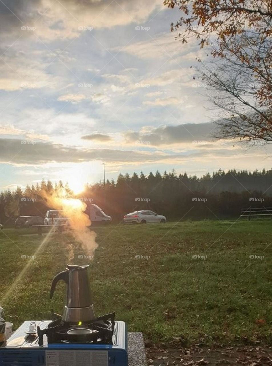 Nature#camping#coffee#sunrise