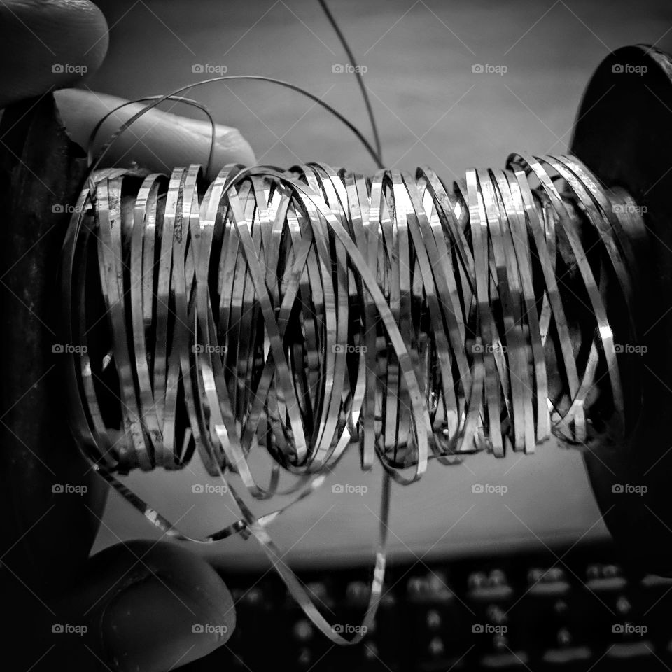 Flat wire has close up