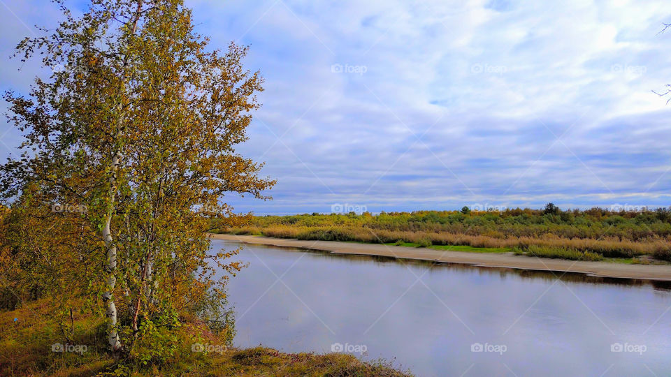 Autumn over the Northern River.