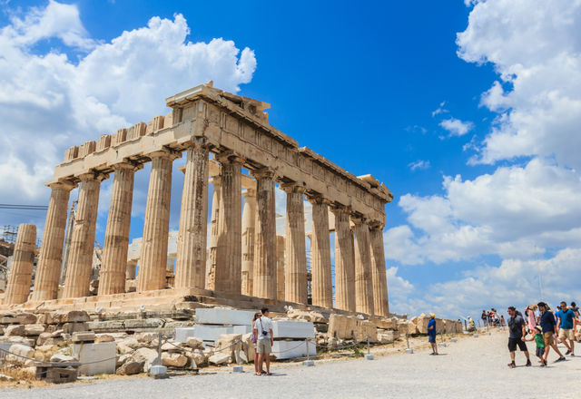 Greek temple of Athens. Greek temple of Athens, Greece
