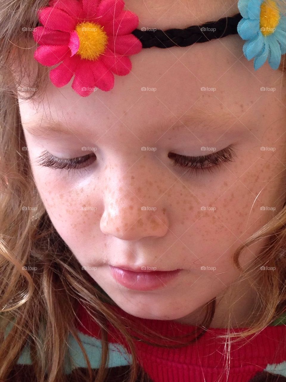 My freckle faced beauty 