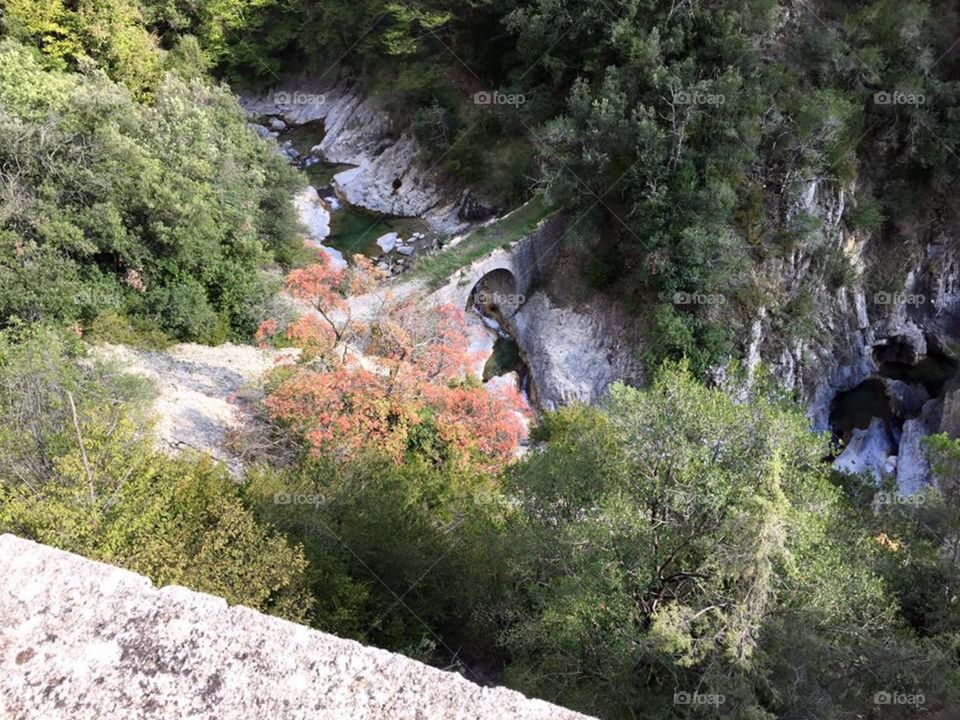 small bridge in mountain
