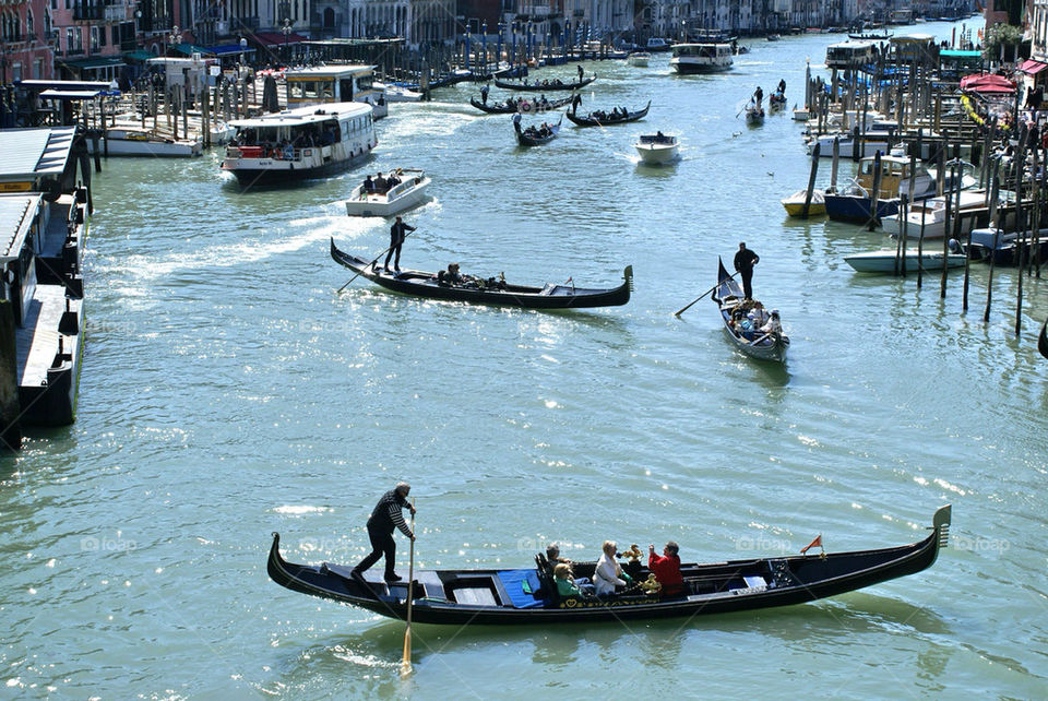 italy summer boats river by lgt41