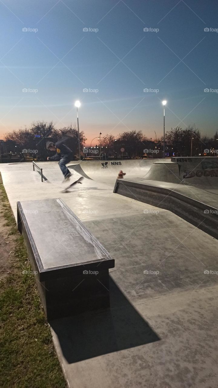 jump, jump again! skateboarding for strong people