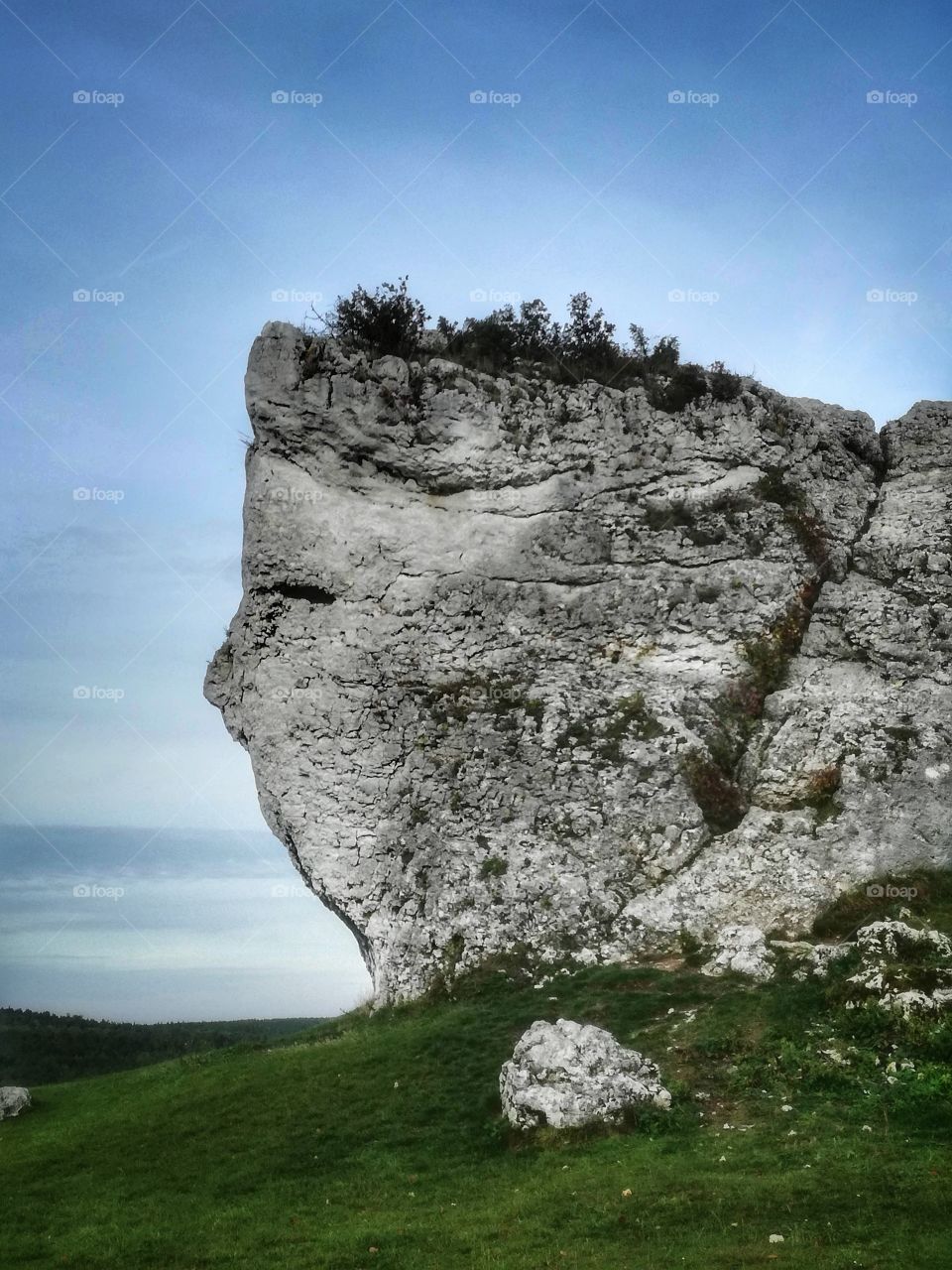 Skała na zamku Bobolice