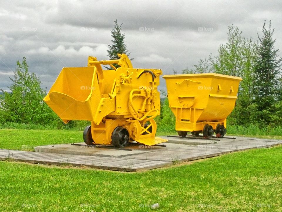 Old mining equipment