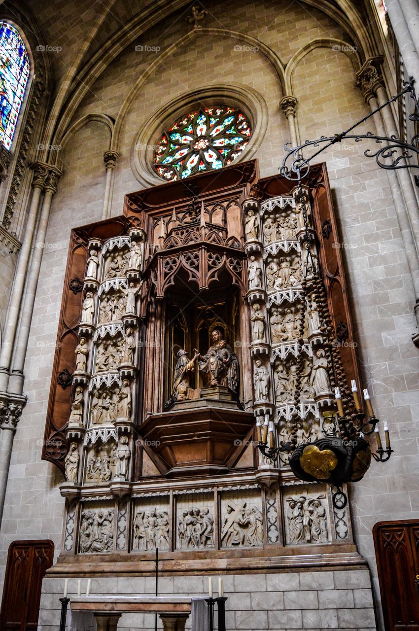 Basilica de San Vicente Ferrer. Capilla de la Virgen del Rosario, Basilica de San Vicente Ferrer (Valencia - Spain)