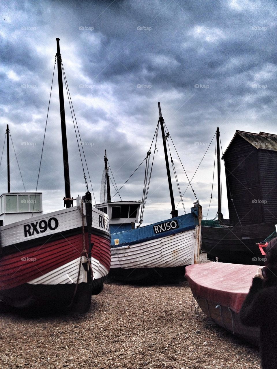 Hastings fishing boats