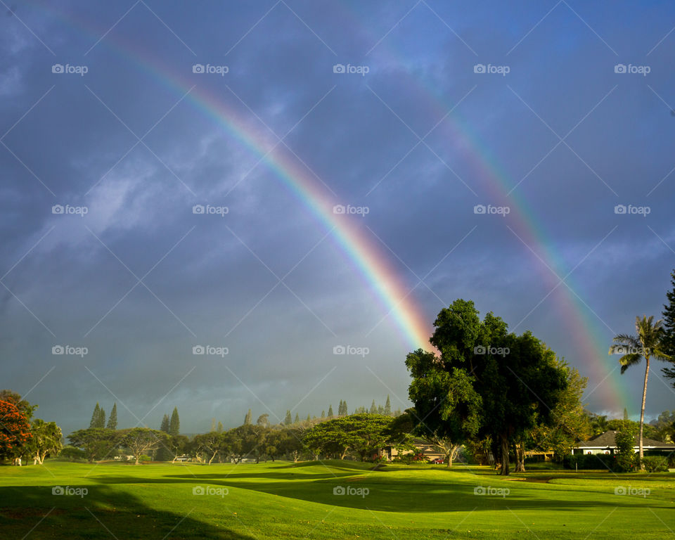 Double rainbow in Hawaii 