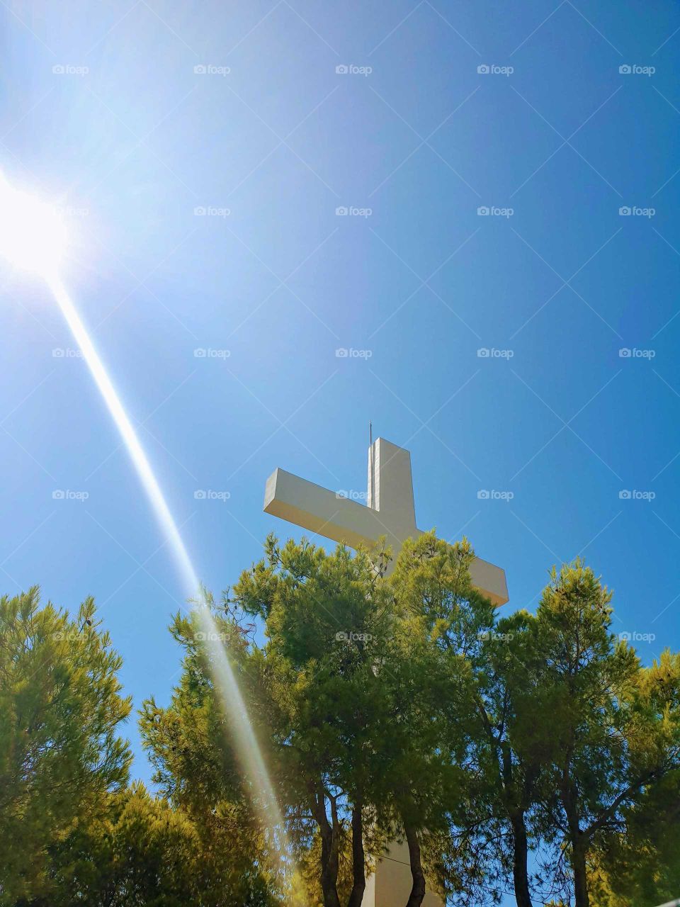 Cross on a Mountain