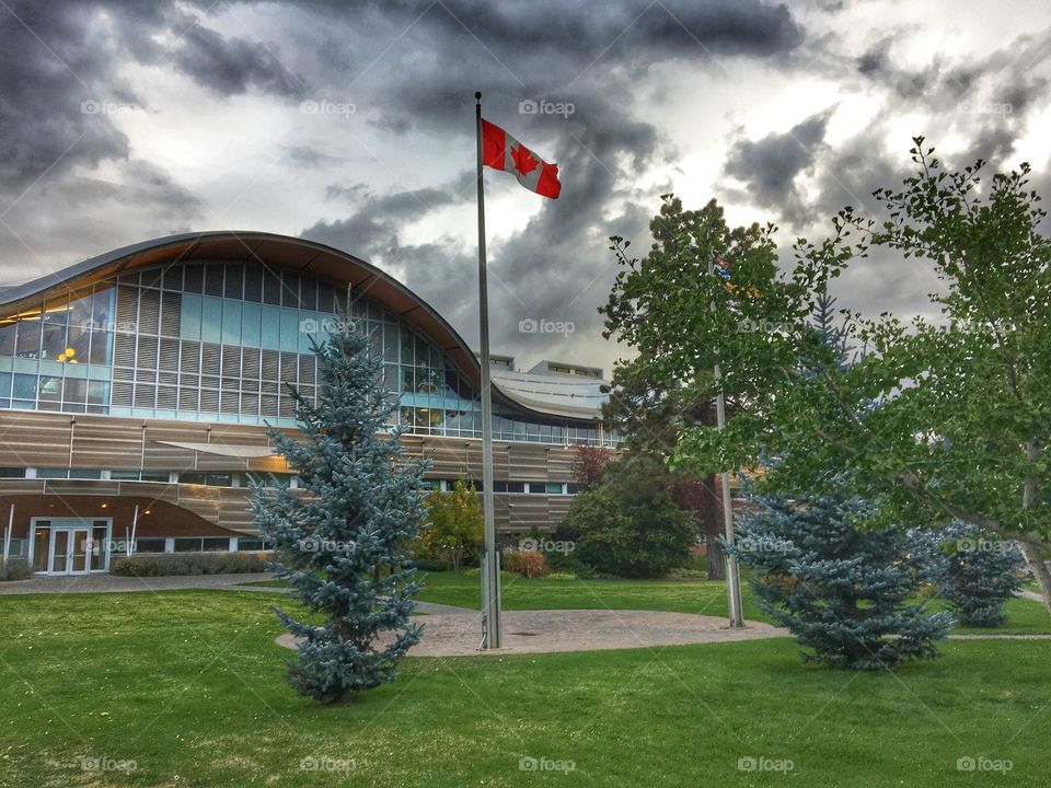 Stormy day at the university! 