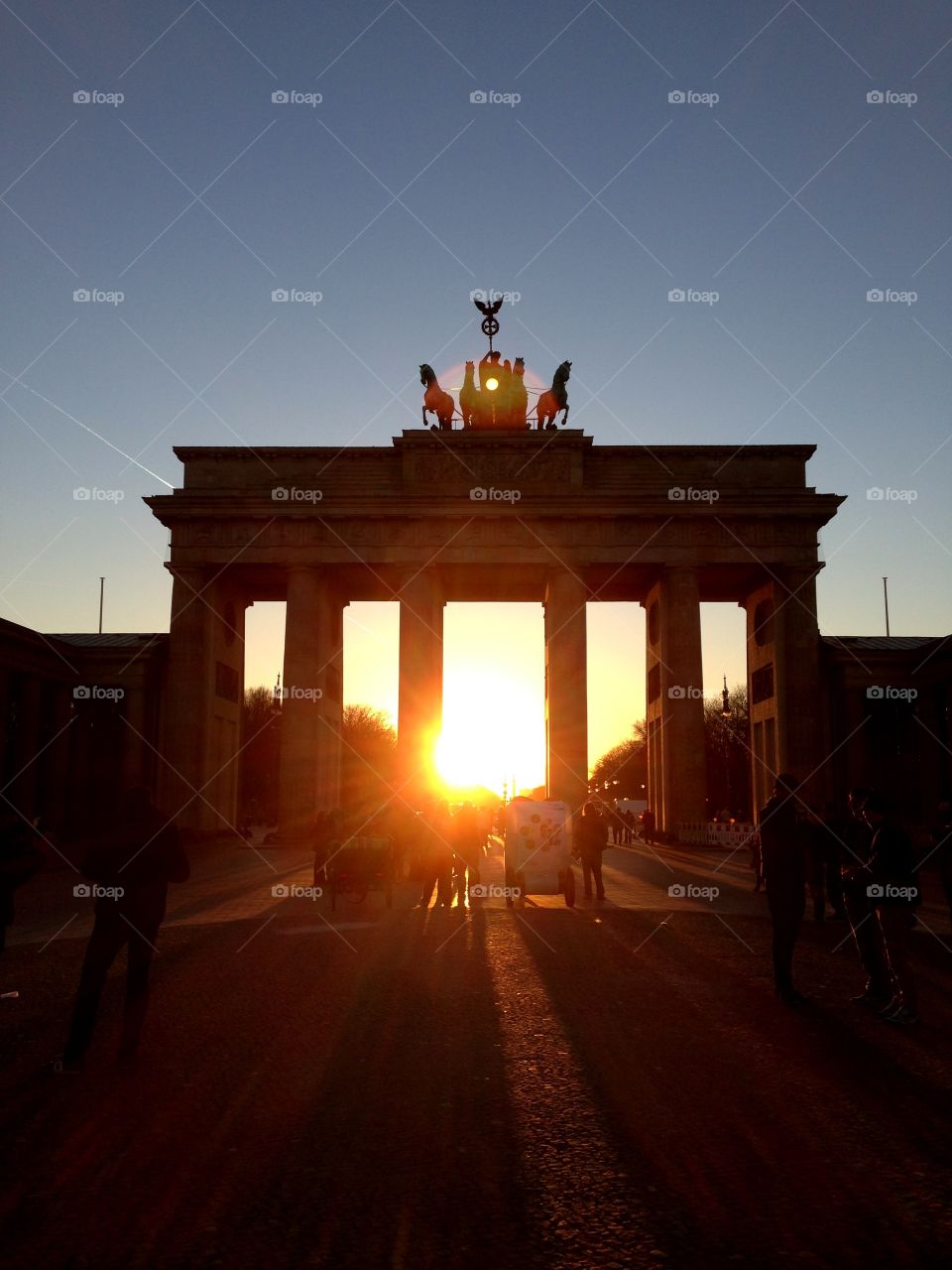 sunset in berlin