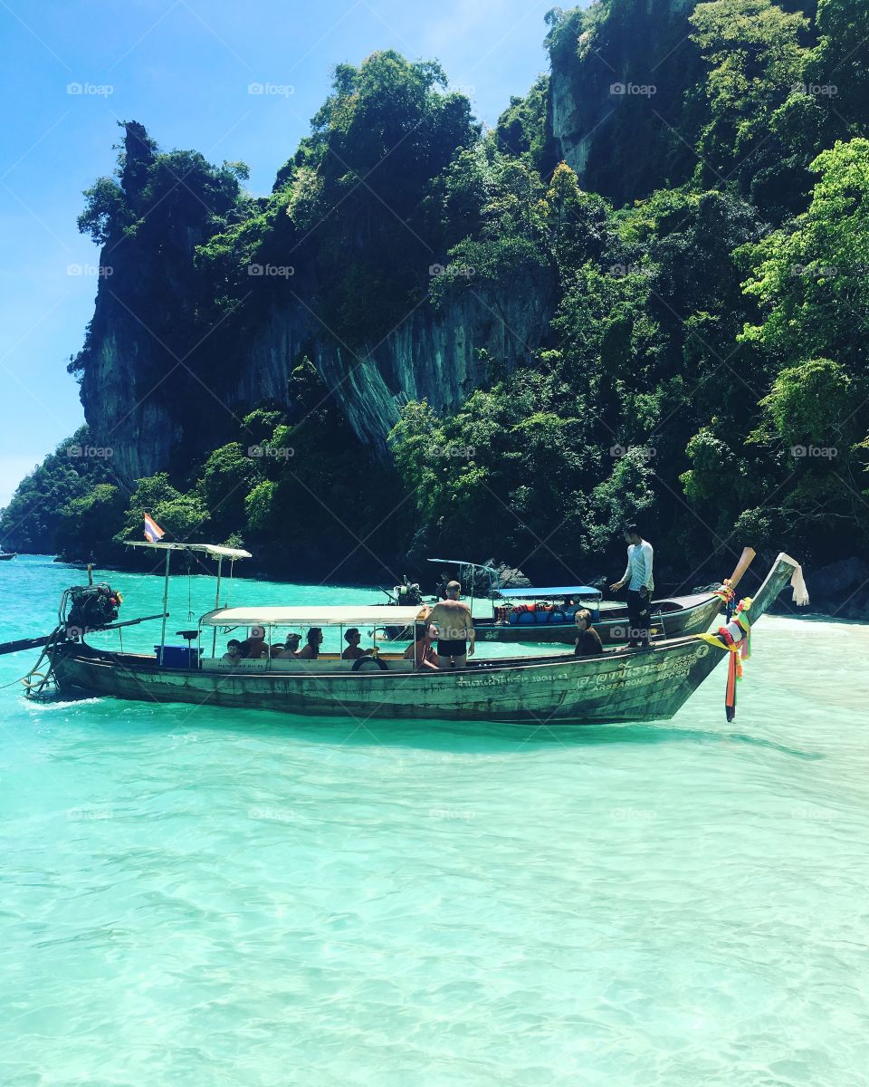 Island, Water, Travel, Watercraft, Boat