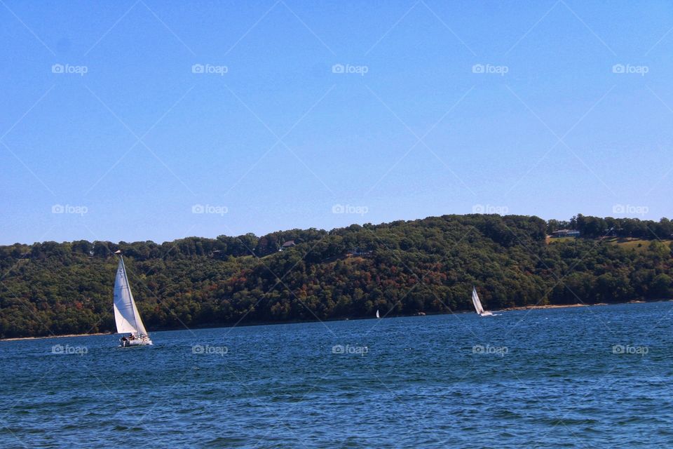 Sailing the day away...