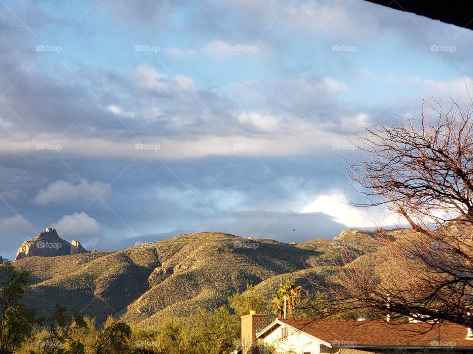 storm clouds moving out