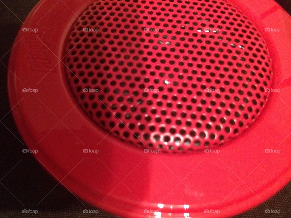 Red plastic Speaker