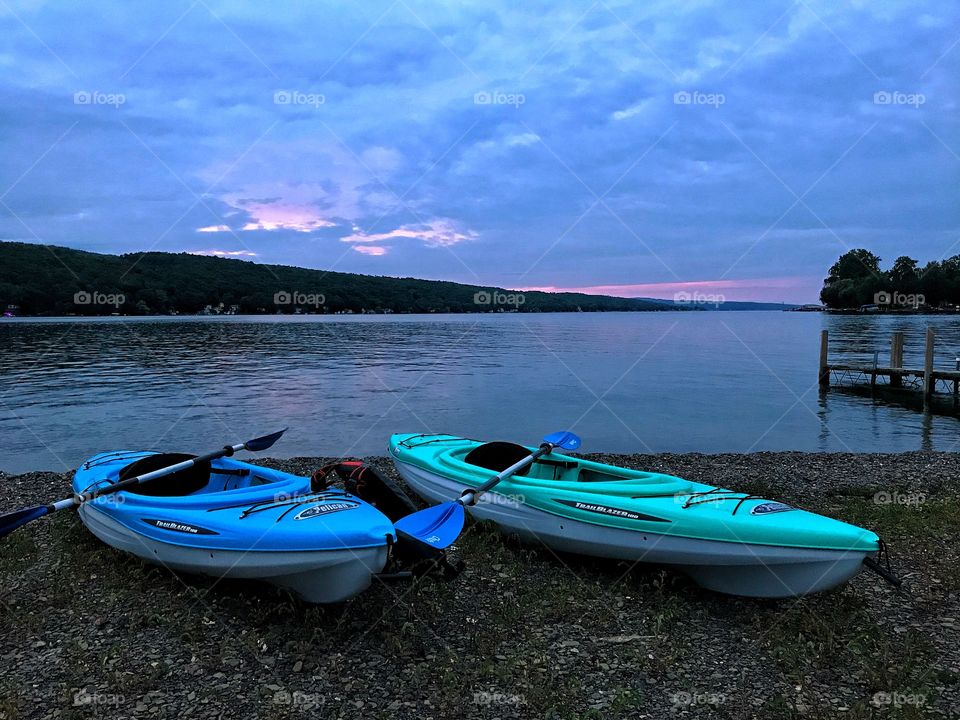 Kayaking Keuka Lake