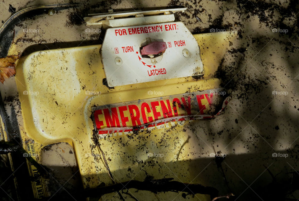 Washed ashore emergency door