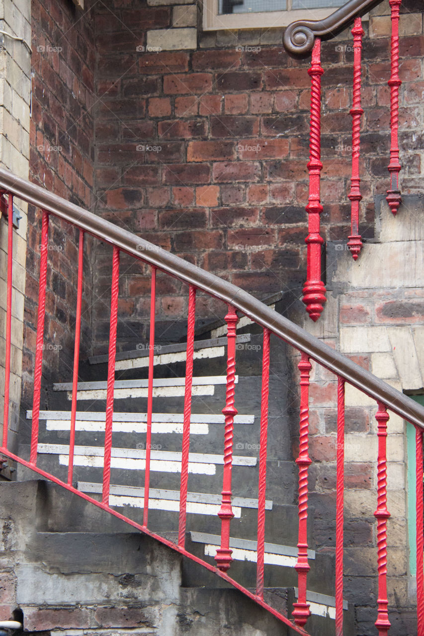 Red staircase 