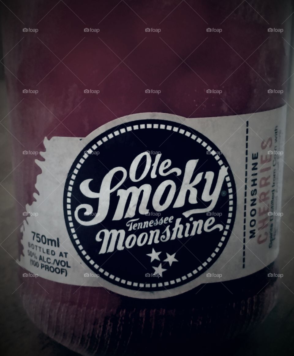 Old Smoky Moonshine  Cherries are truly the best, especially in a whisky sour.