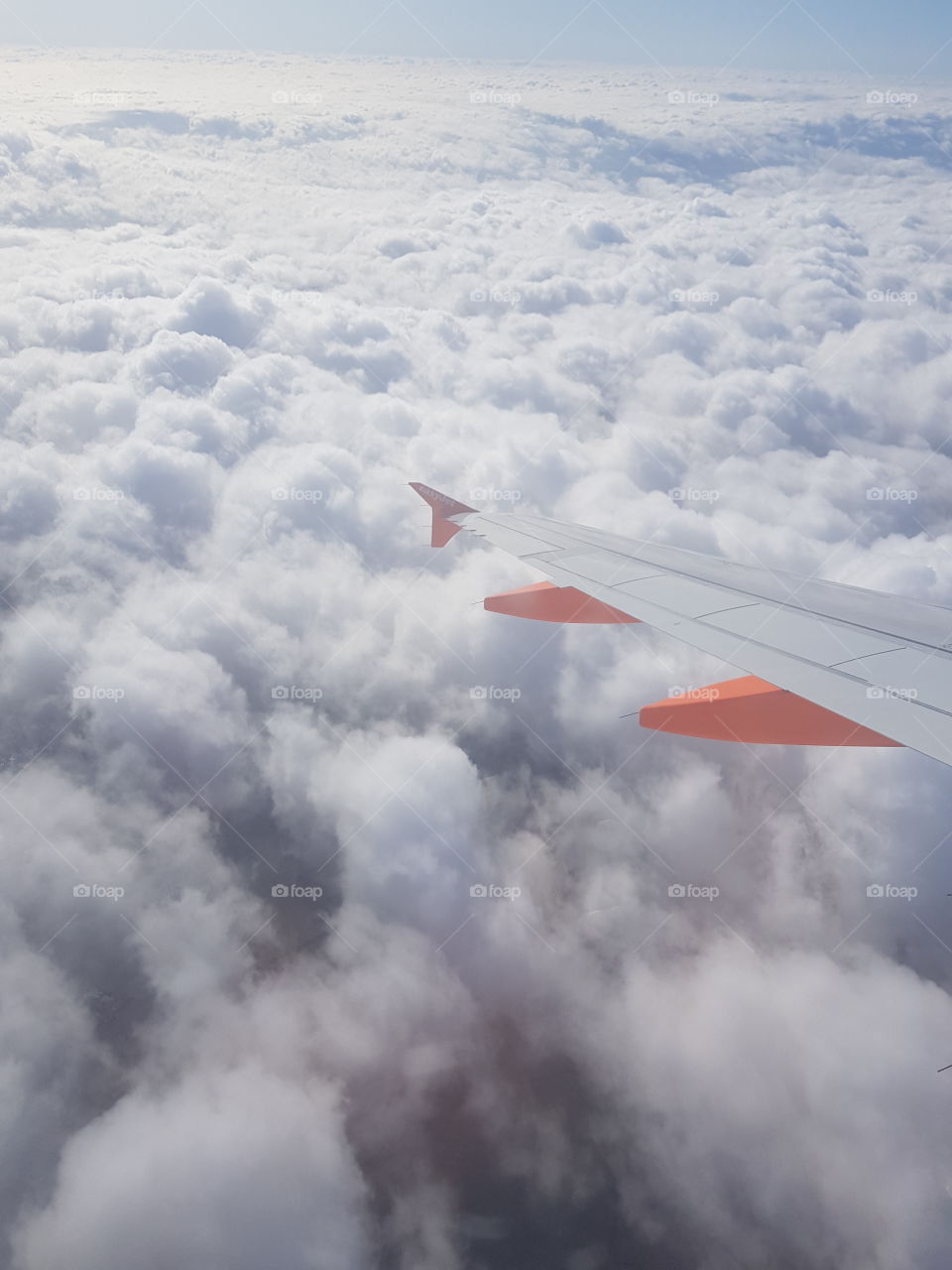 A scenic view of clouds from plane
