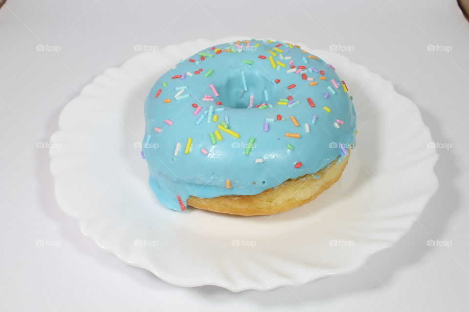 donut azul