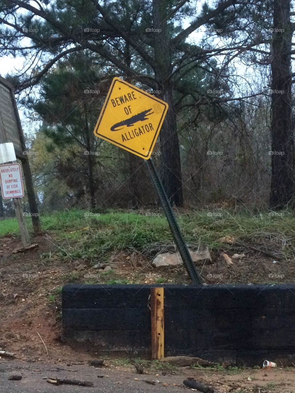 Arkansas lake sign