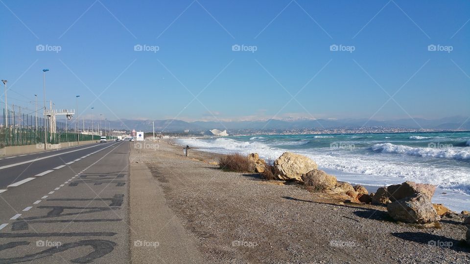 Travel, Landscape, No Person, Seashore, Road