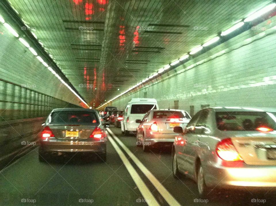 driving to nyc through holland tunnel