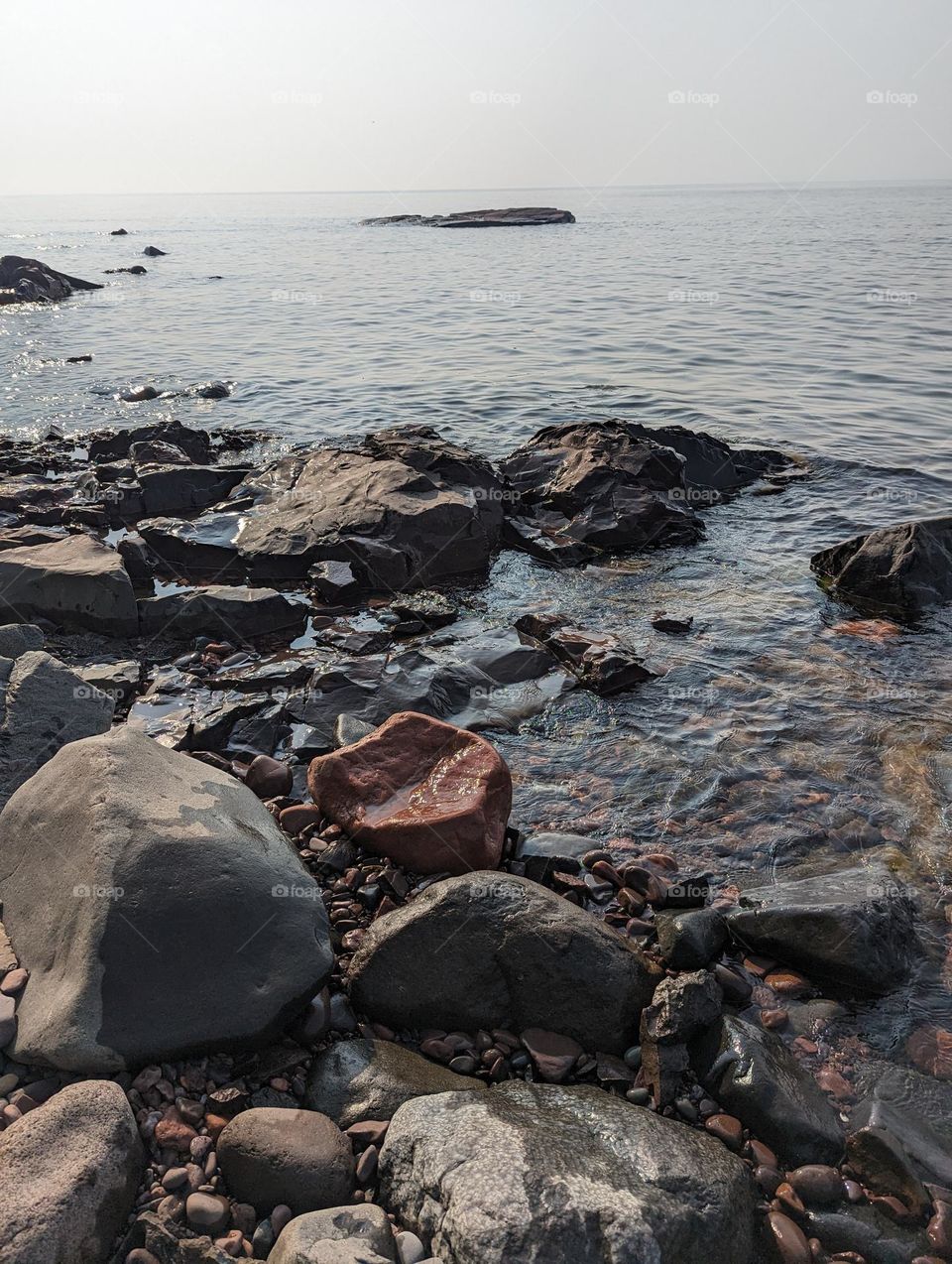 Rocky Shore on Lake