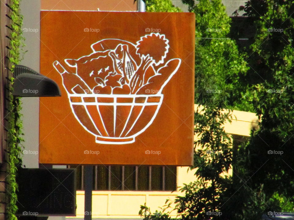 food sign