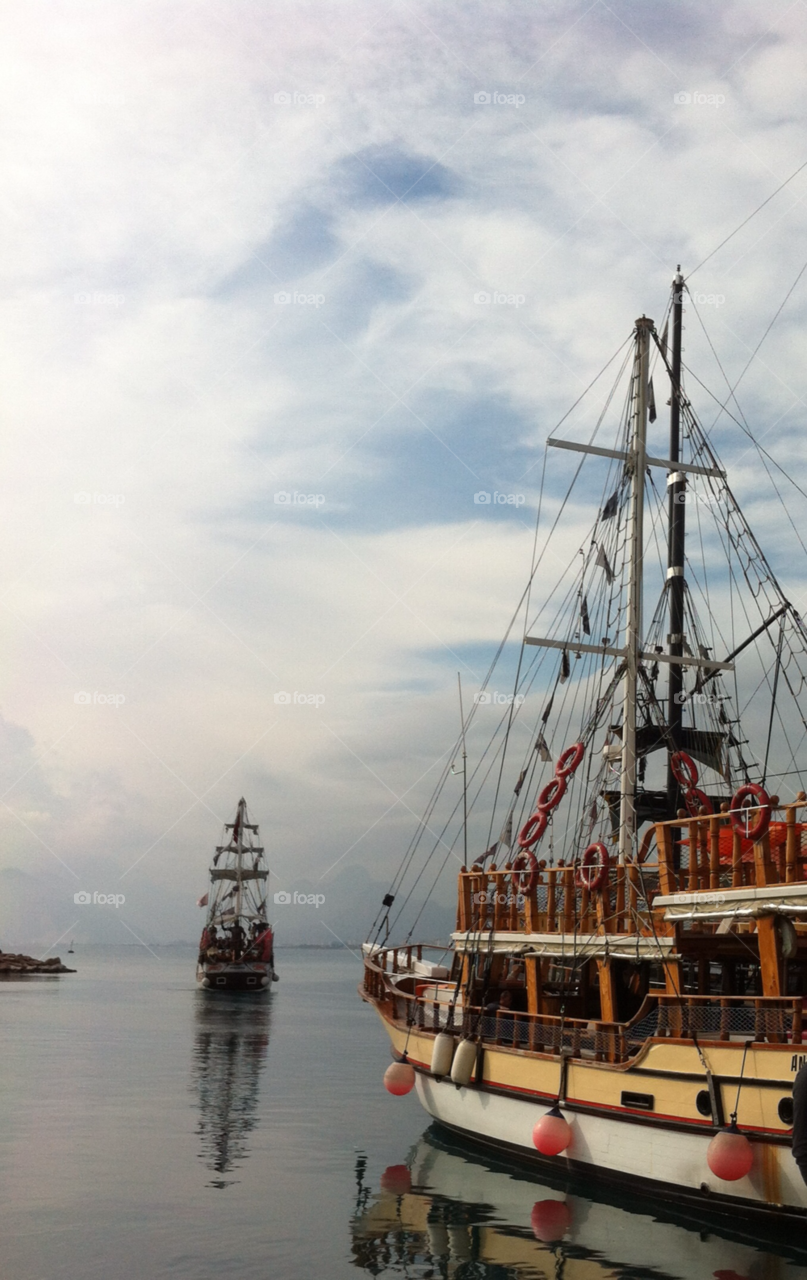 ship mediterranean sea antalya by inge.hans