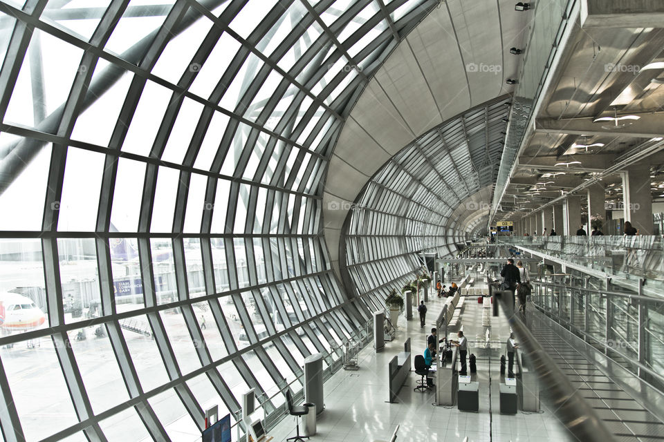 Airport hall