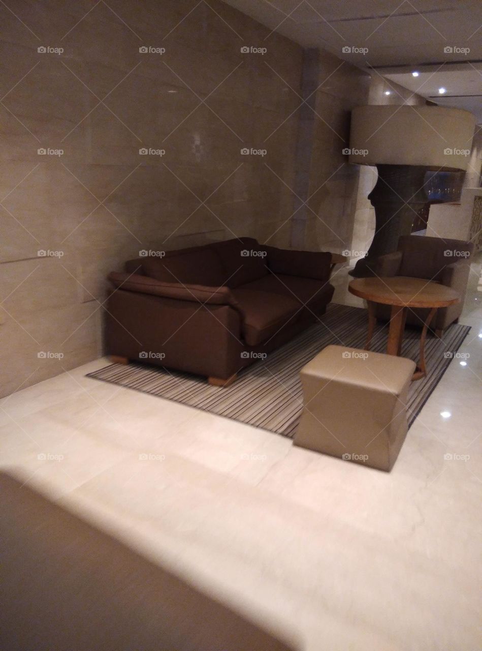 Room and sit down all