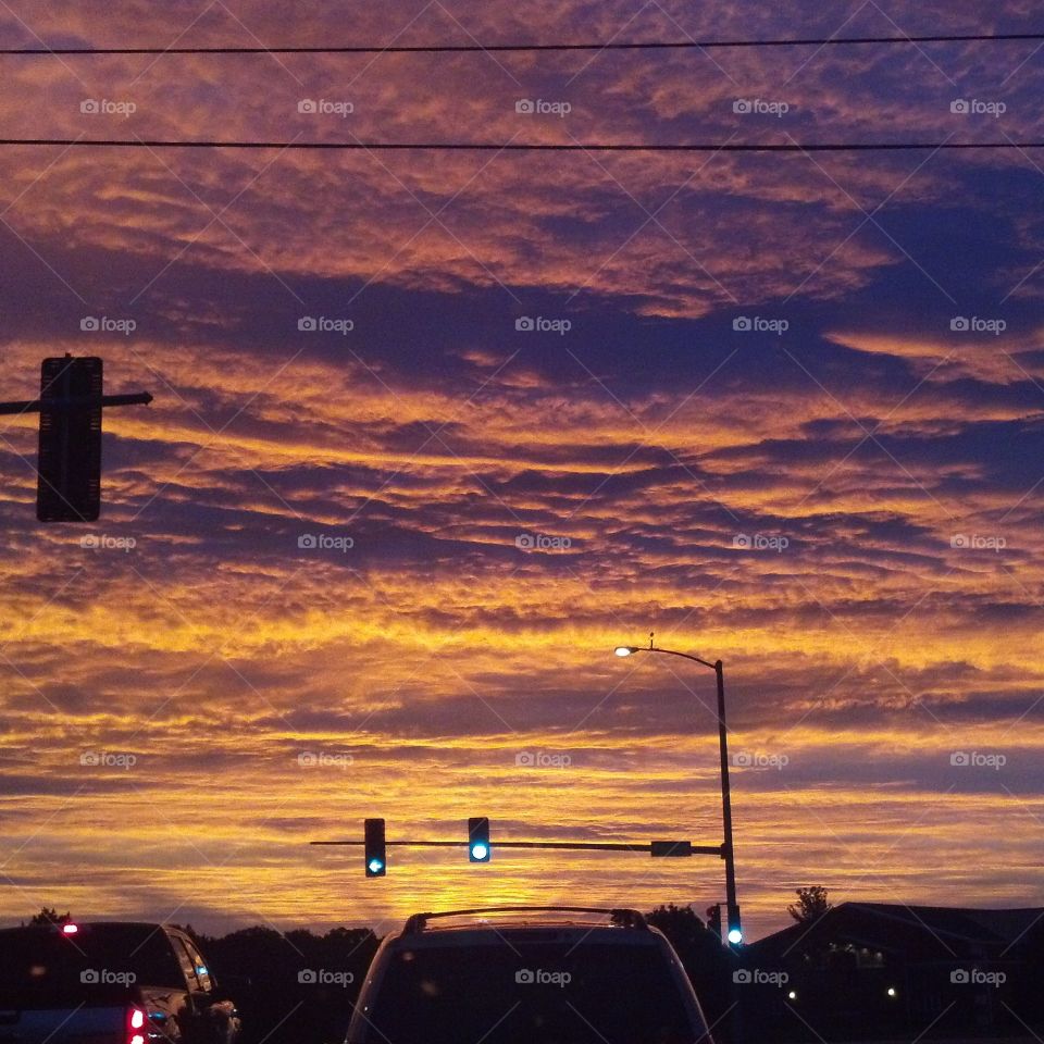 car photo of sunrise