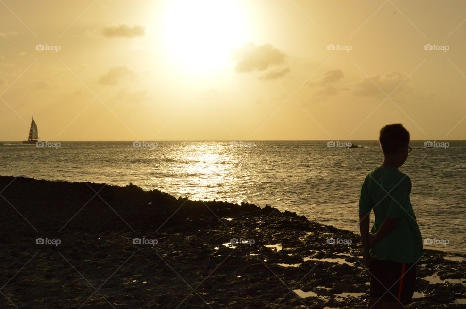 Sunset by the Sea