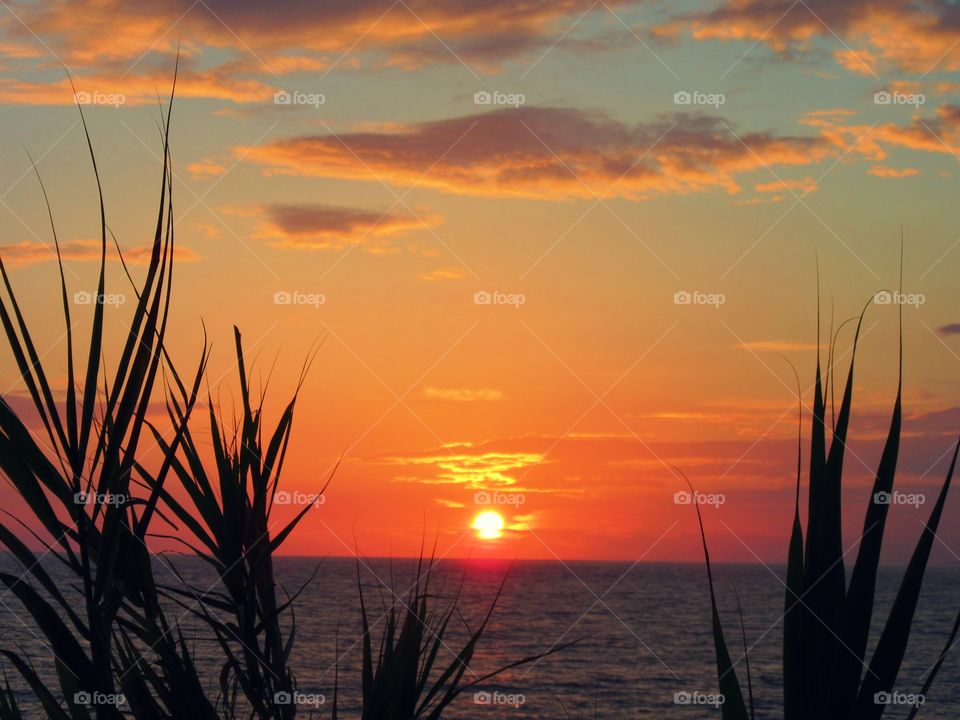 Sunset over Palinuro ( Italy ).