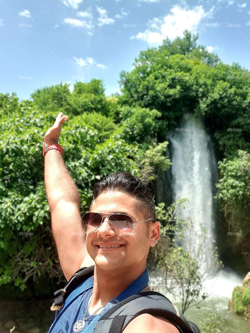 Selfie#nature#waterfall