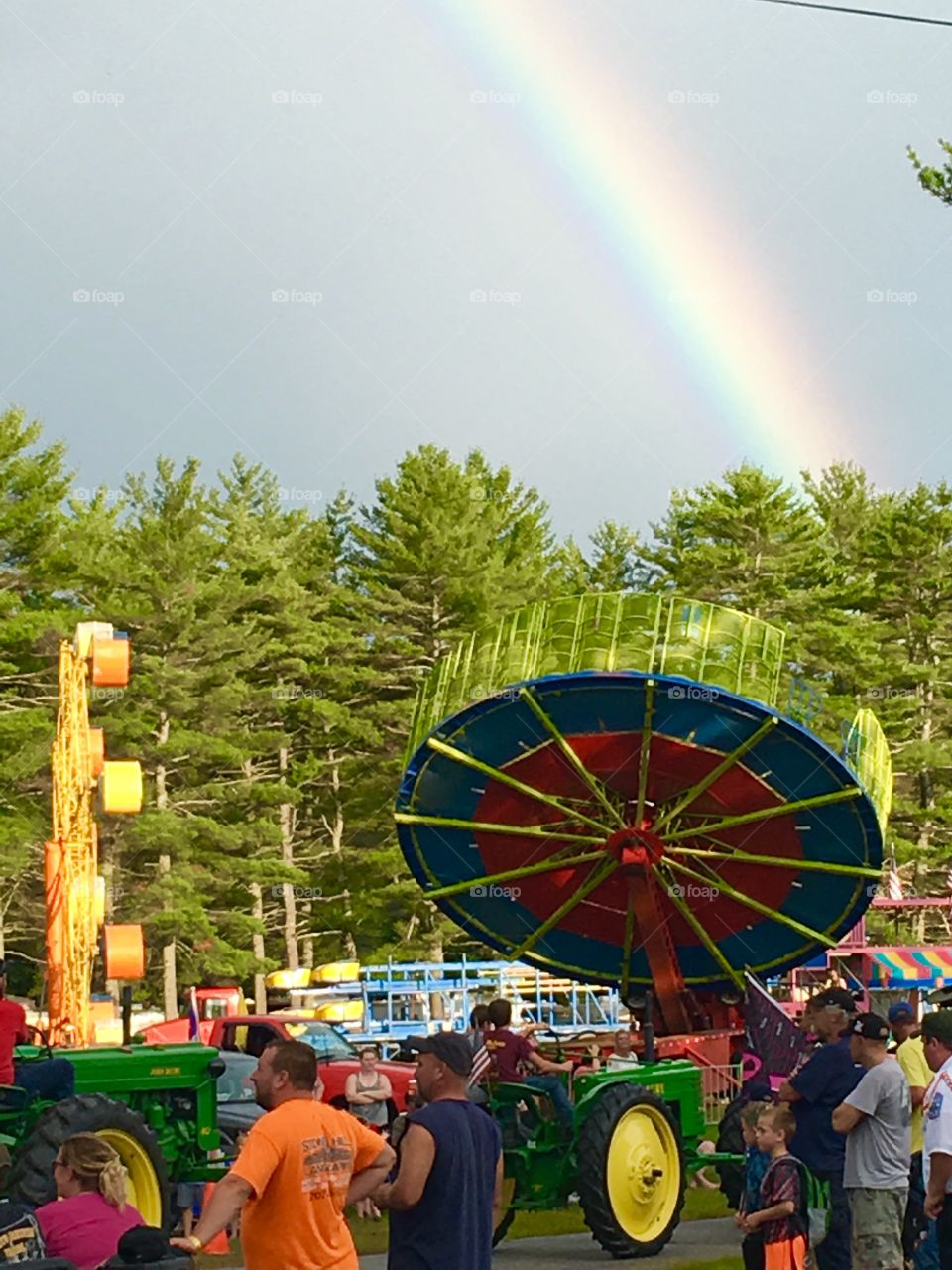 Rainbow at the fair 