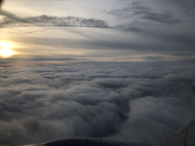 Above the clouds